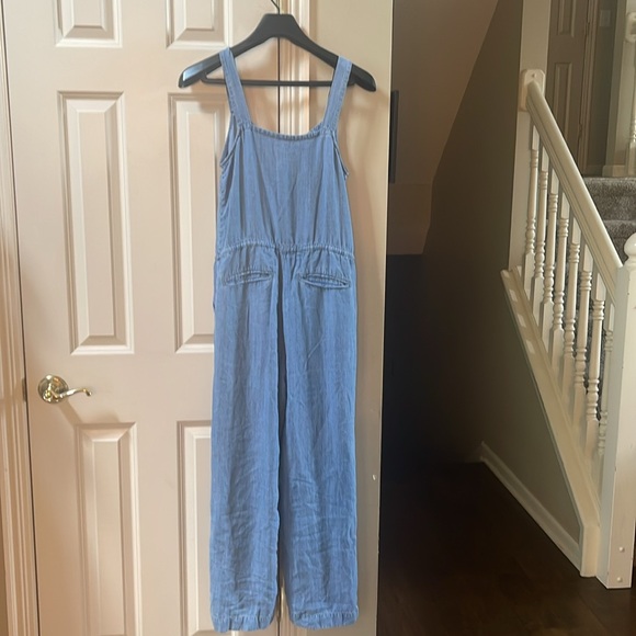 Rails Brooklyn Denim Drawstring waist Jumpsuit, small - Picture 5 of 7